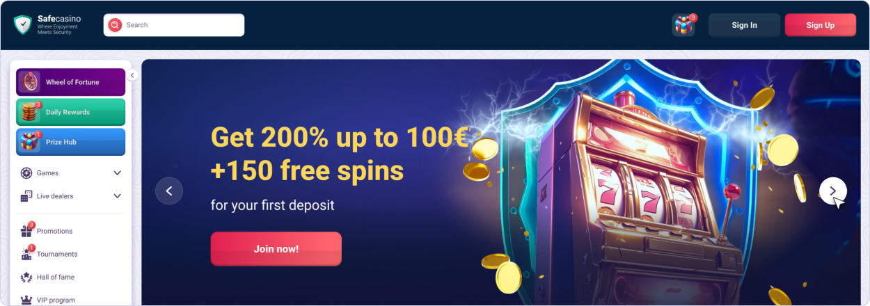 Safe Casino em linha